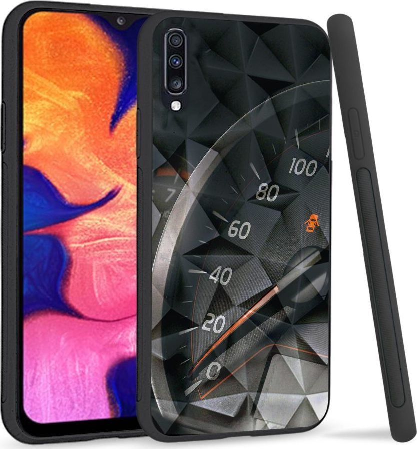 Super Fashion Etui na telefon Samsung Galaxy A70 Crystal Case Speed Limit 1