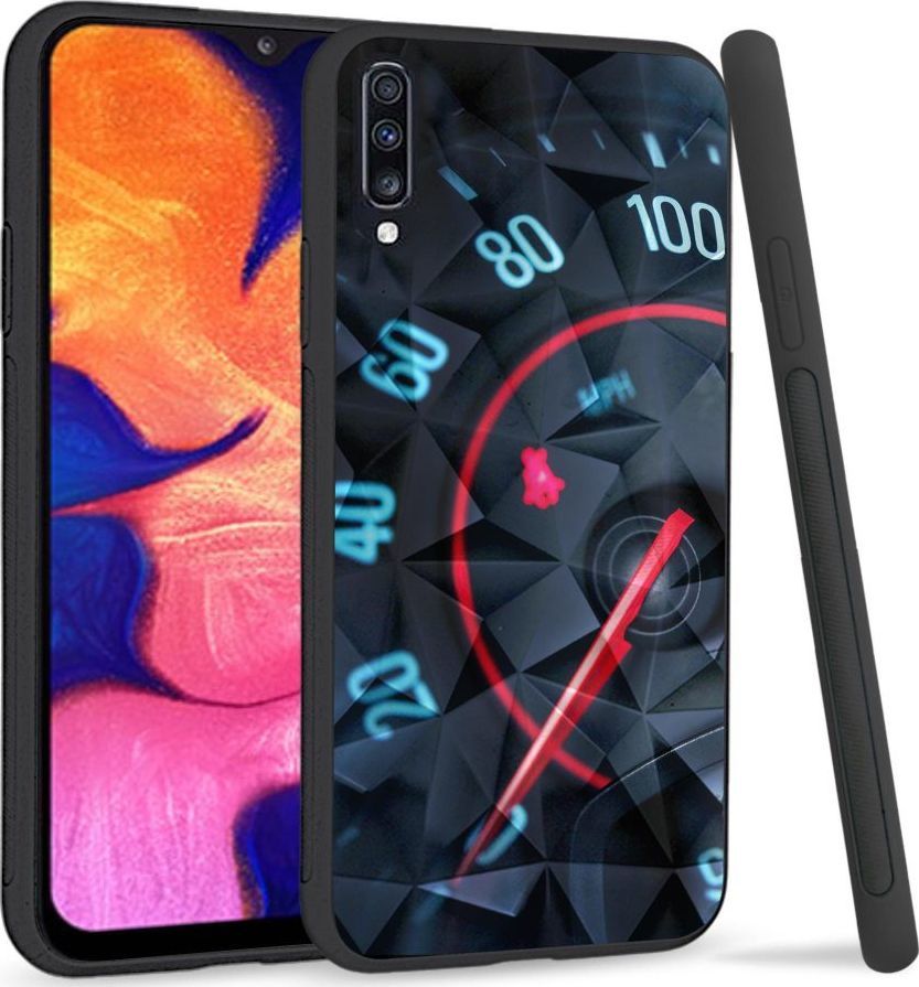 Super Fashion Etui na telefon Samsung Galaxy A70 Crystal Case Need for speed 1
