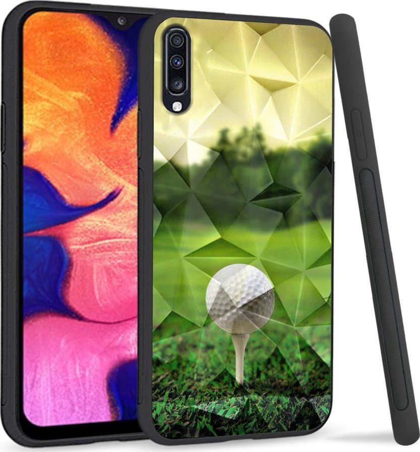 Super Fashion Etui na telefon Samsung Galaxy A70 Crystal Case Golf 1