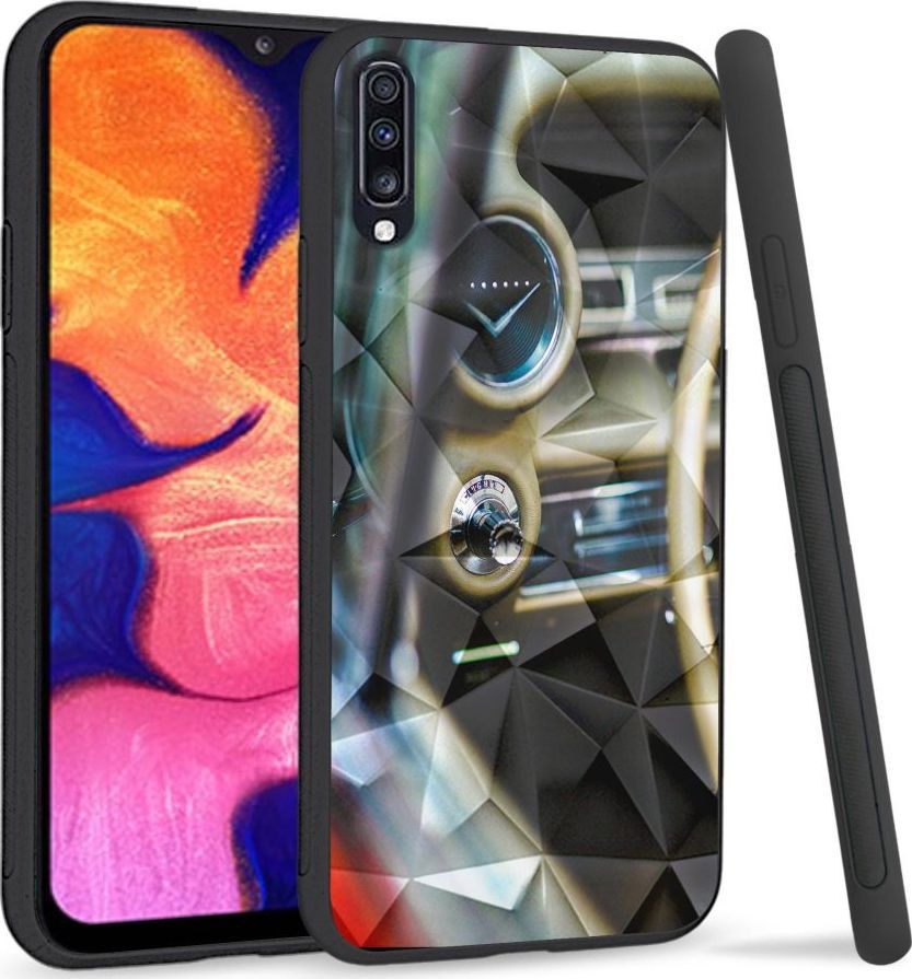 Super Fashion Etui na telefon Samsung Galaxy A70 Crystal Case Roadtrip 1
