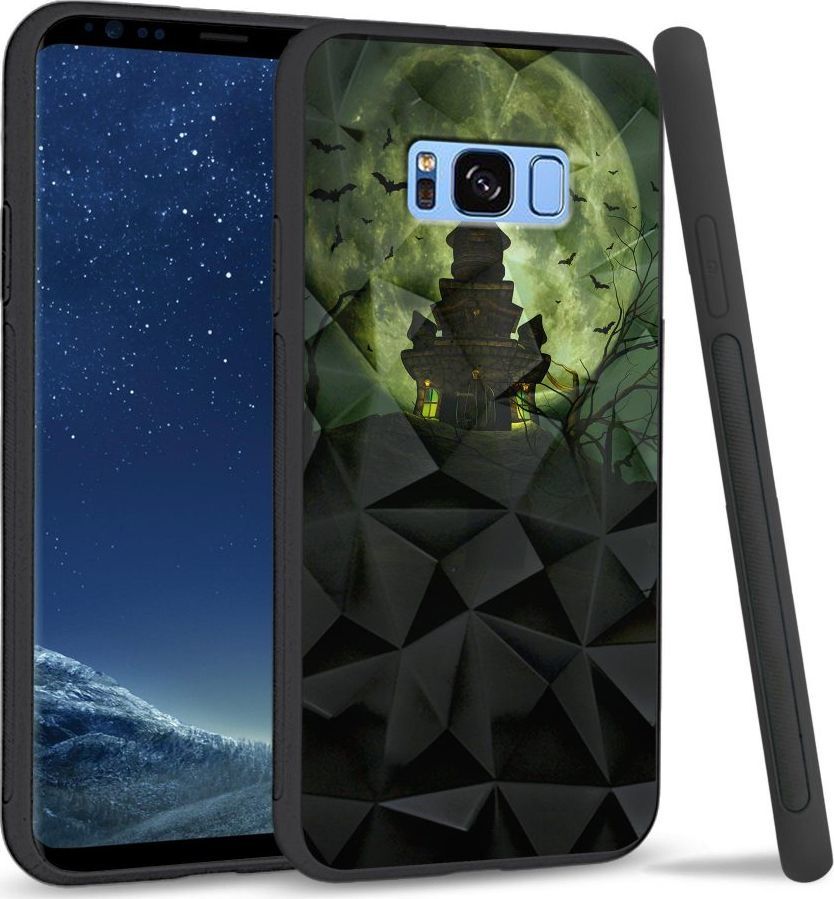 Super Fashion Etui na telefon Samsung Galaxy S8 Crystal Case Spooky castle 1