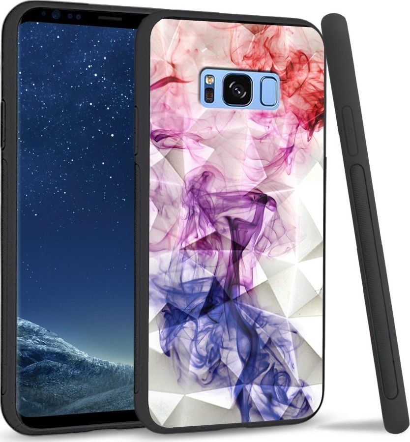 Super Fashion Etui na telefon Samsung Galaxy S8 Crystal Case Smoke abstract 1