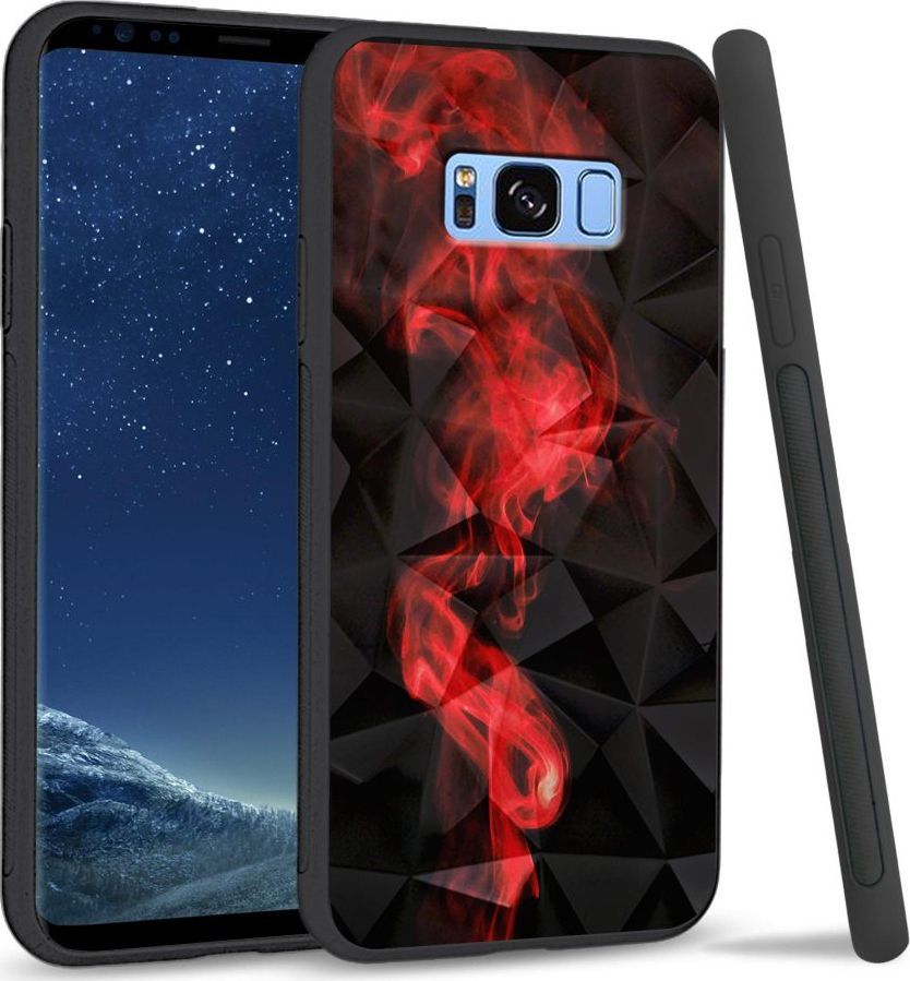 Super Fashion Etui na telefon Samsung Galaxy S8 Crystal Case Red smoke 1