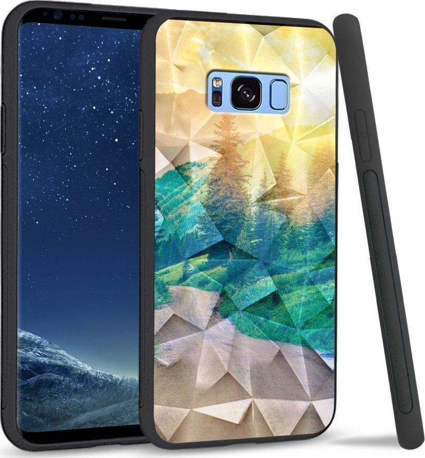 Super Fashion Etui na telefon Samsung Galaxy S8 Crystal Case Village roads 1