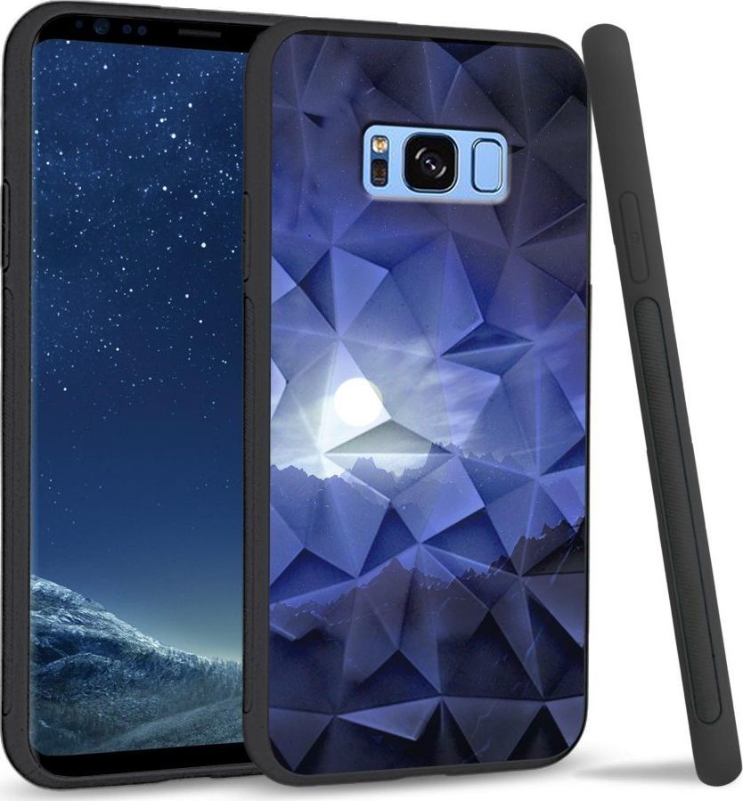 Super Fashion Etui na telefon Samsung Galaxy S8 Crystal Case Blue night 1