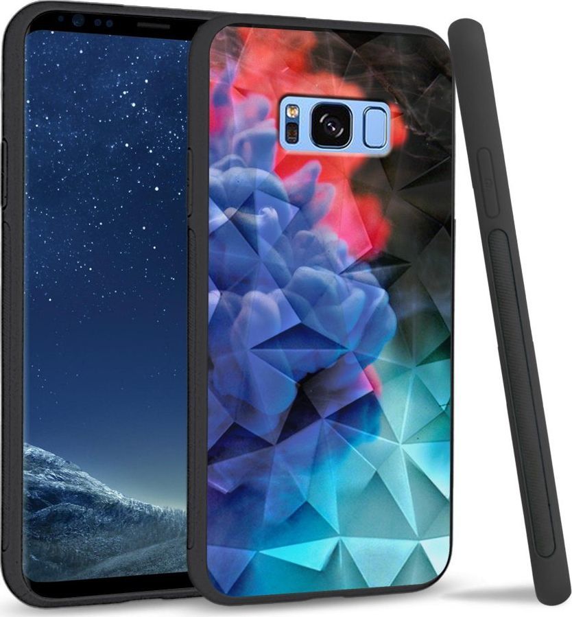 Super Fashion Etui na telefon Samsung Galaxy S8 Crystal Case Water color 1