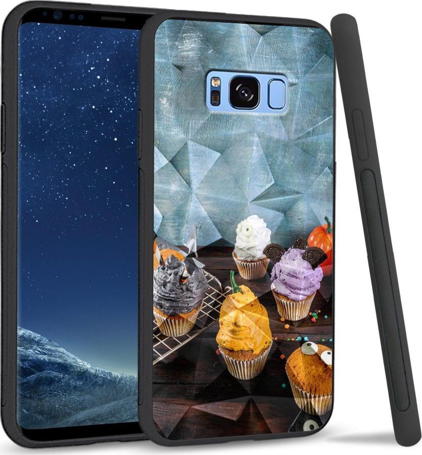 Super Fashion Etui na telefon Samsung Galaxy S8 Crystal Case Icecream cupcakes 1