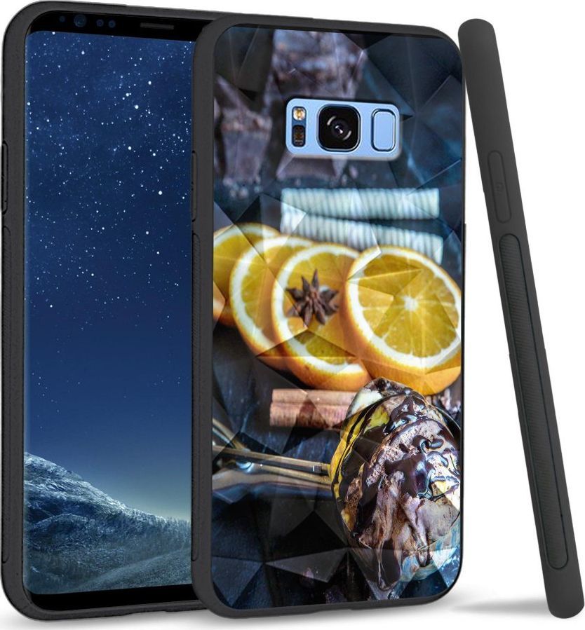 Super Fashion Etui na telefon Samsung Galaxy S8 Crystal Case Choco lemon 1