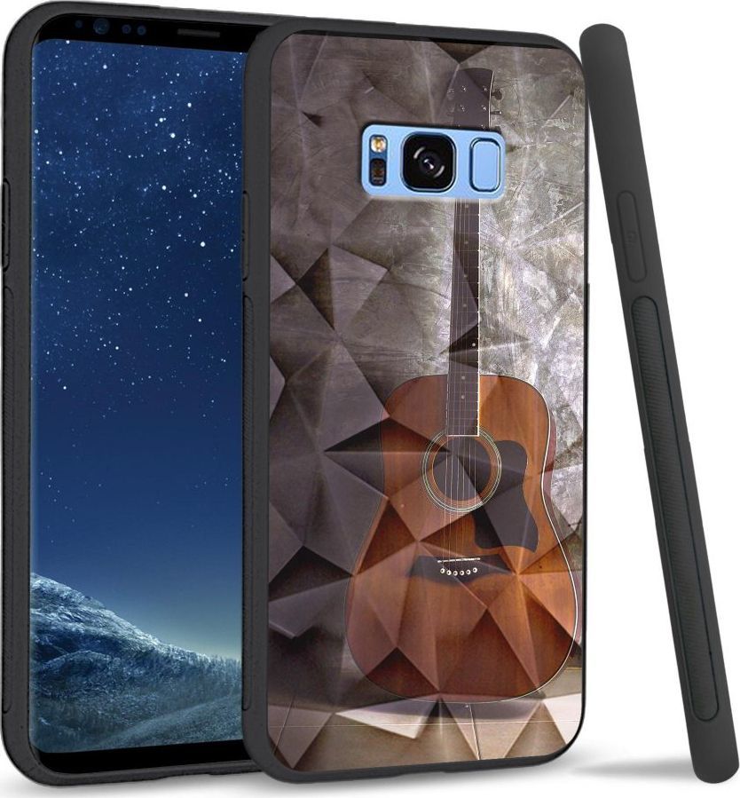 Super Fashion Etui na telefon Samsung Galaxy S8 Crystal Case Guitar 1
