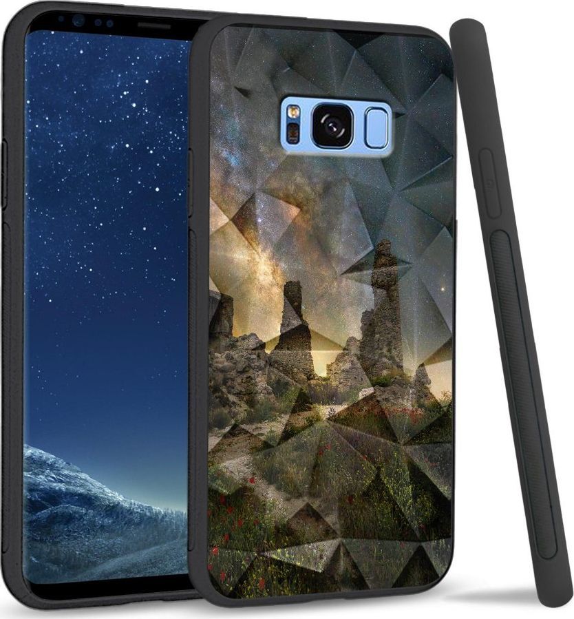 Super Fashion Etui na telefon Samsung Galaxy S8 Crystal Case Stone Path 1