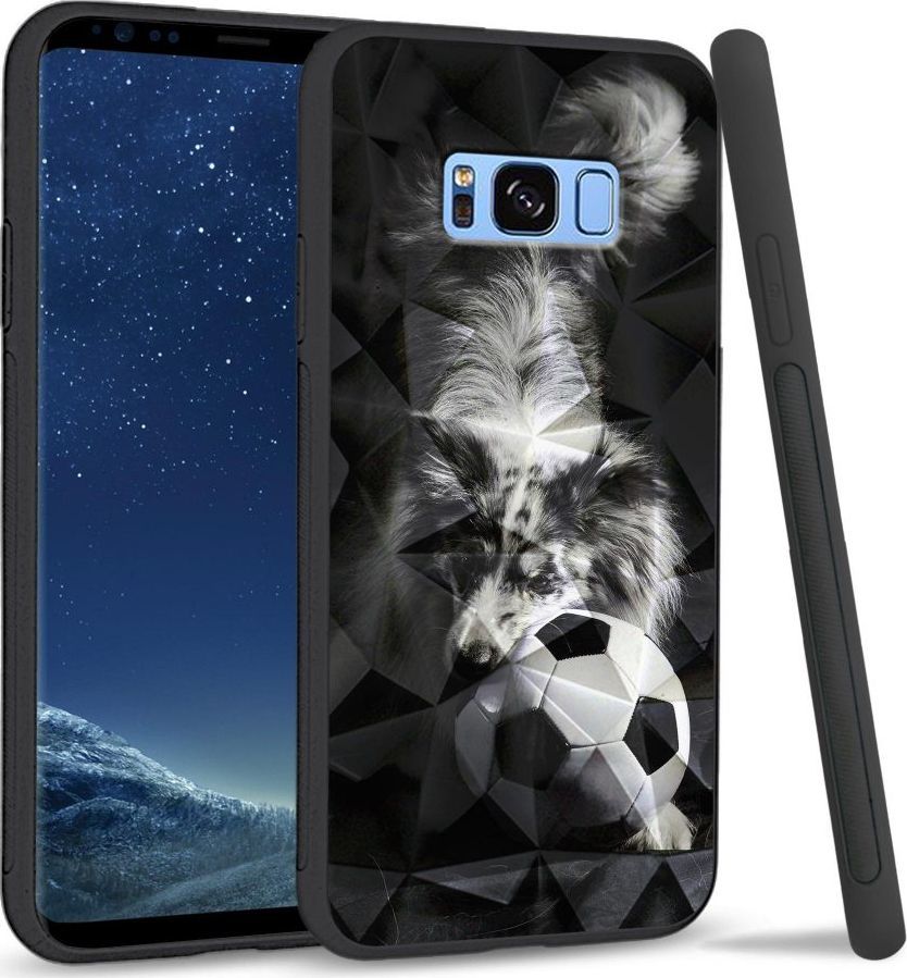 Super Fashion Etui na telefon Samsung Galaxy S8 Crystal Case Dog with ball 1