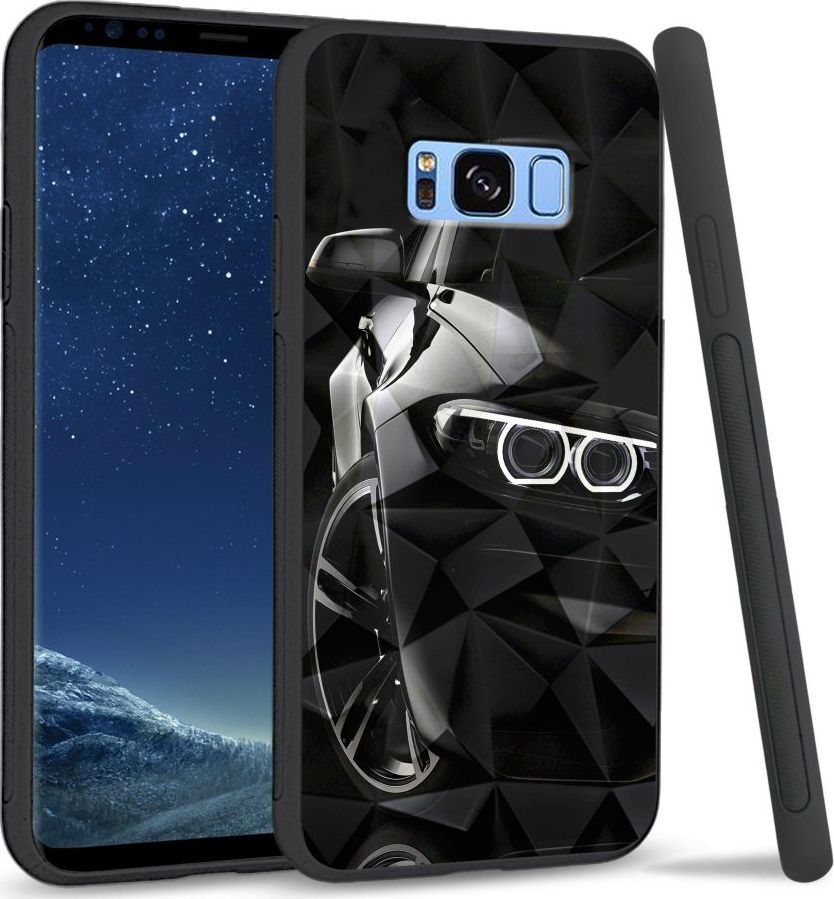 Super Fashion Etui na telefon Samsung Galaxy S8 Plus Crystal Case LED headlights 1