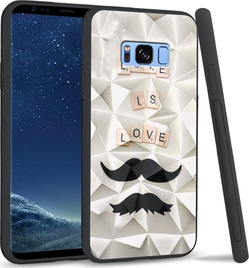 Super Fashion Etui na telefon Samsung Galaxy S8 Plus Crystal Case Love is love 1