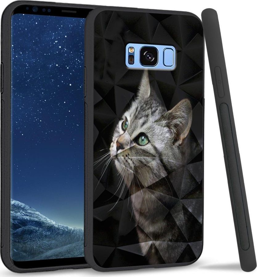Super Fashion Etui na telefon Samsung Galaxy S8 Plus Crystal Case My kitty friend 1