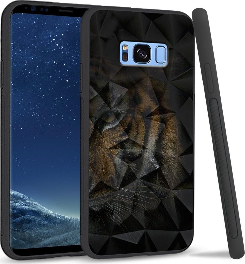 Super Fashion Etui na telefon Samsung Galaxy S8 Plus Crystal Case Tiger shadow 1