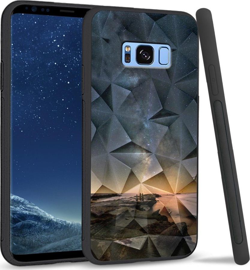Super Fashion Etui na telefon Samsung Galaxy S8 Plus Crystal Case Stary night rocks 1