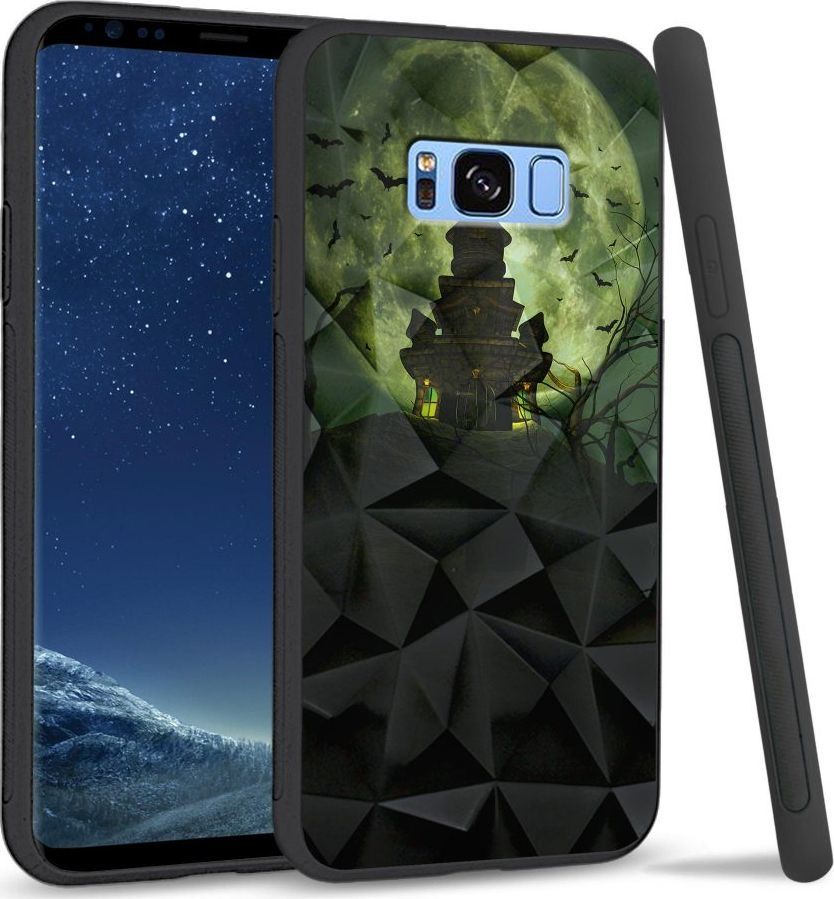 Super Fashion Etui na telefon Samsung Galaxy S8 Plus Crystal Case Spooky castle 1