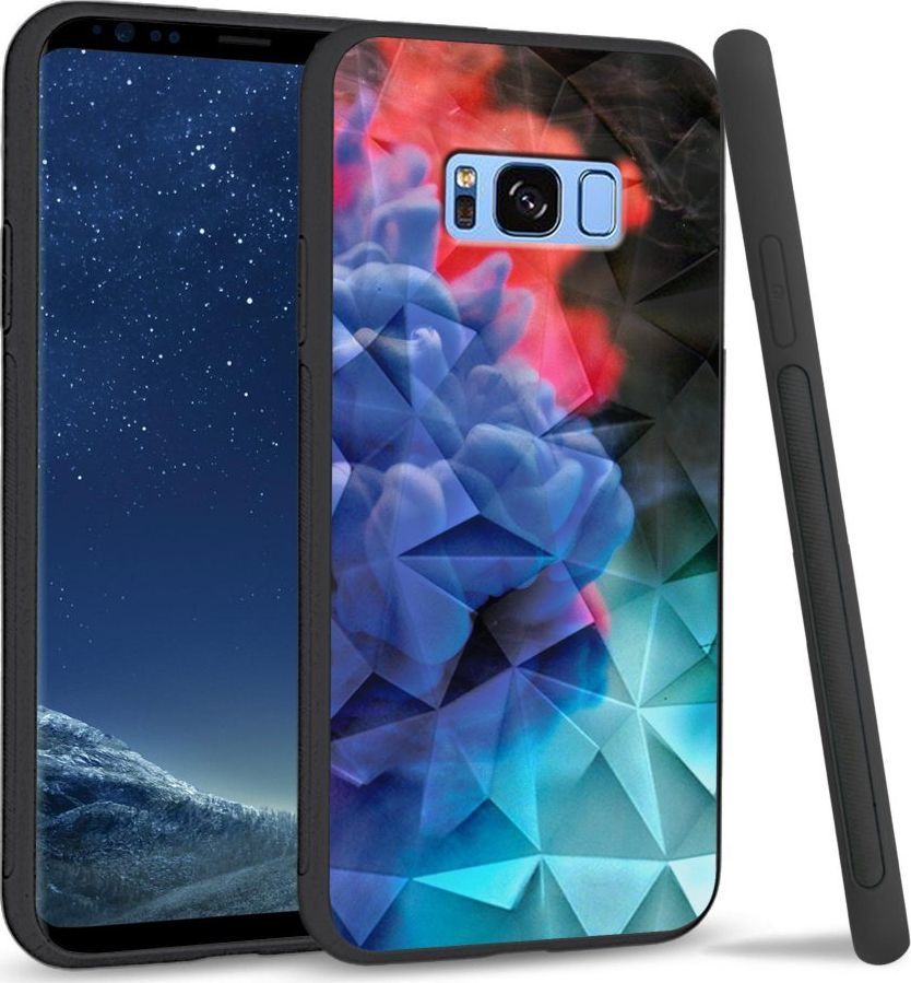 Super Fashion Etui na telefon Samsung Galaxy S8 Plus Crystal Case Water color 1