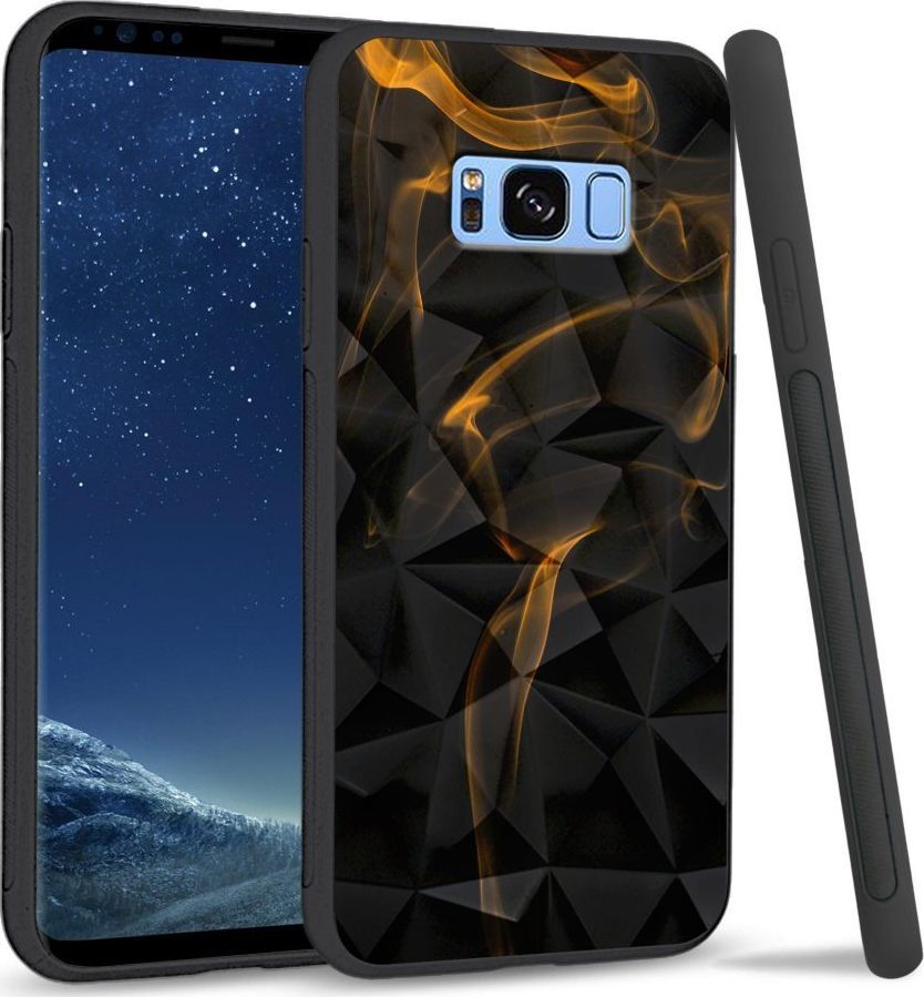 Super Fashion Etui na telefon Samsung Galaxy S8 Plus Crystal Case Orange smoke 1