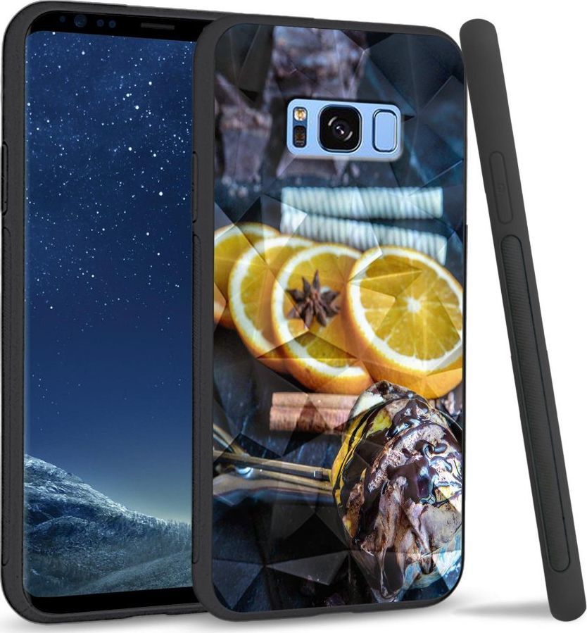 Super Fashion Etui na telefon Samsung Galaxy S8 Plus Crystal Case Choco lemon 1