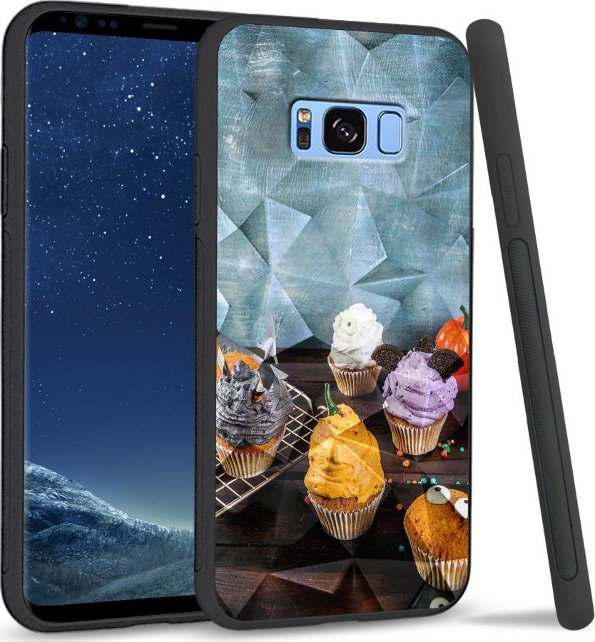 Super Fashion Etui na telefon Samsung Galaxy S8 Plus Crystal Case Icecream cupcakes 1