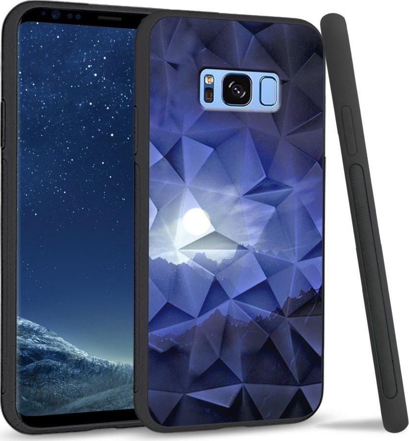Super Fashion Etui na telefon Samsung Galaxy S8 Plus Crystal Case Blue night 1
