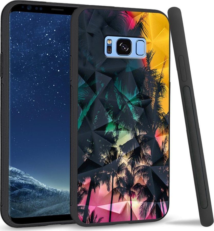 Super Fashion Etui na telefon Samsung Galaxy S8 Plus Crystal Case Trance 1