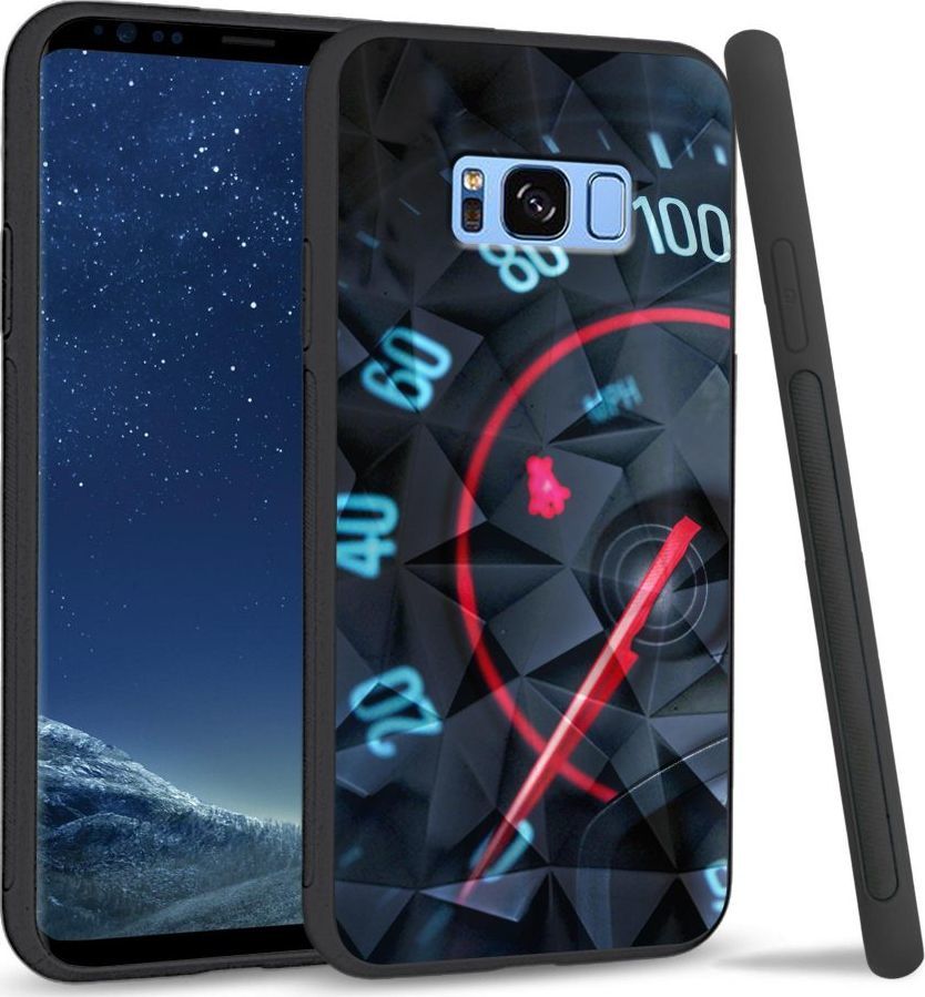 Super Fashion Etui na telefon Samsung Galaxy S8 Plus Crystal Case Need for speed 1