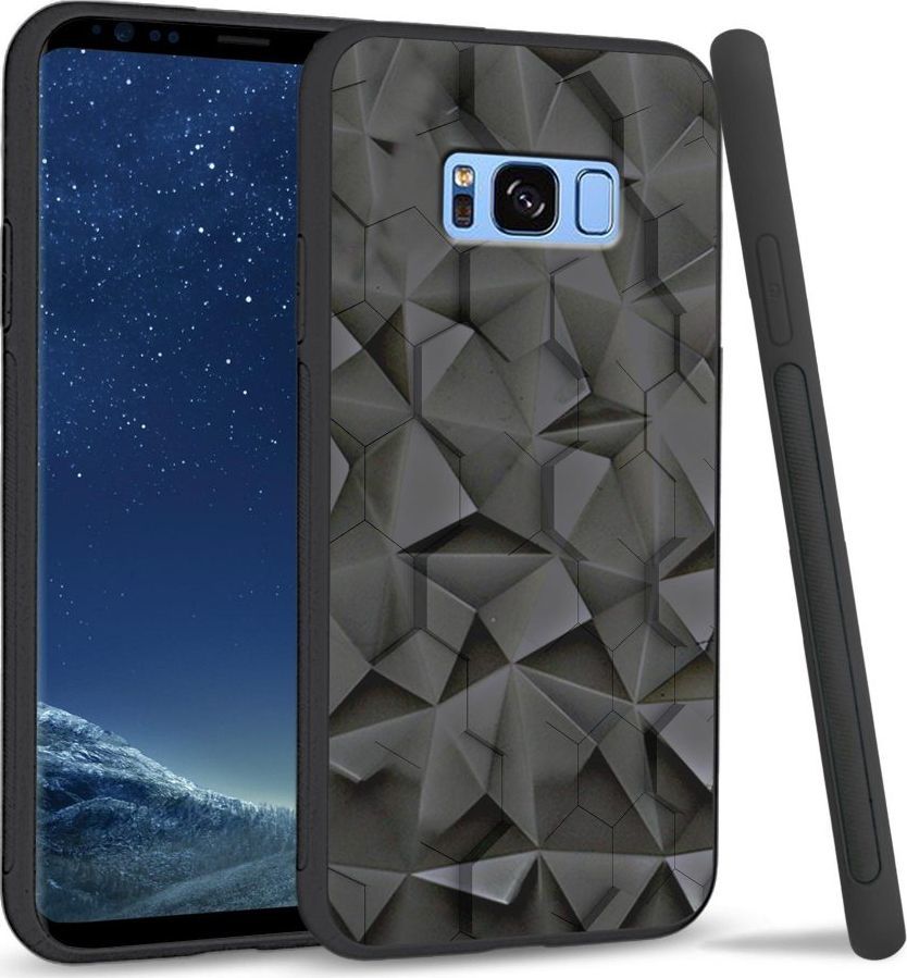 Super Fashion Etui na telefon Samsung Galaxy S8 Plus Crystal Case Honeycomb Pattern 1