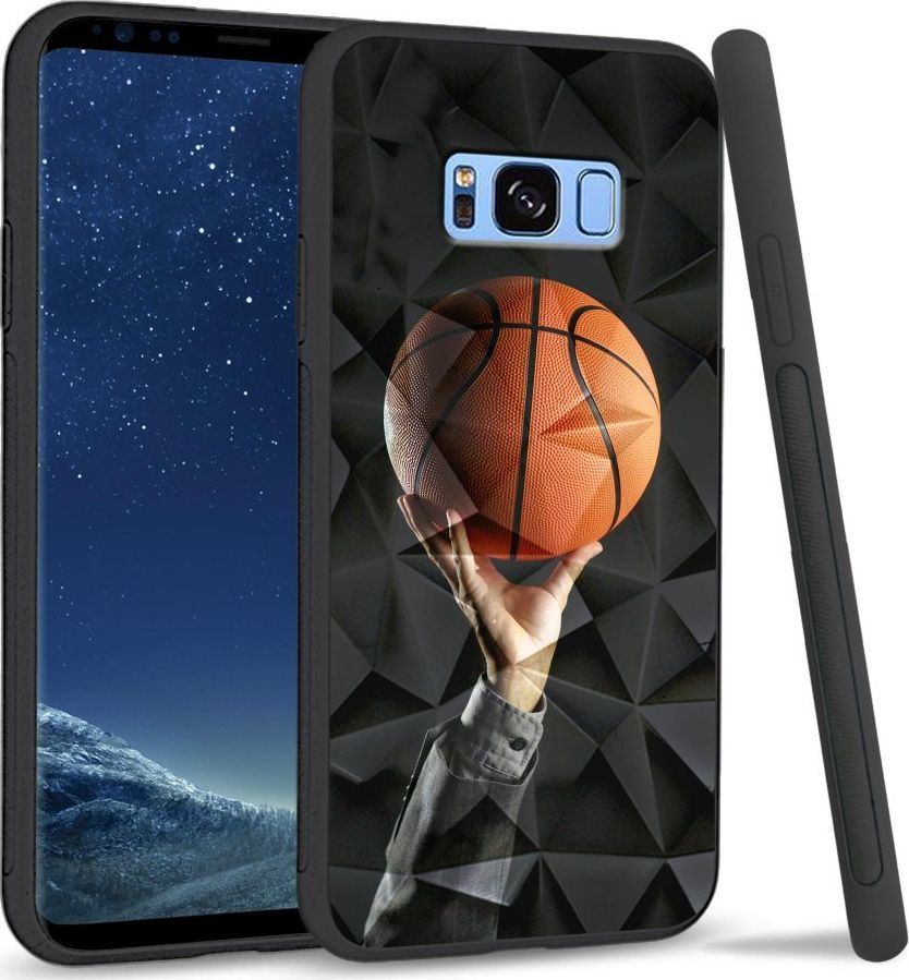 Super Fashion Etui na telefon Samsung Galaxy S8 Plus Crystal Case Basketball 1