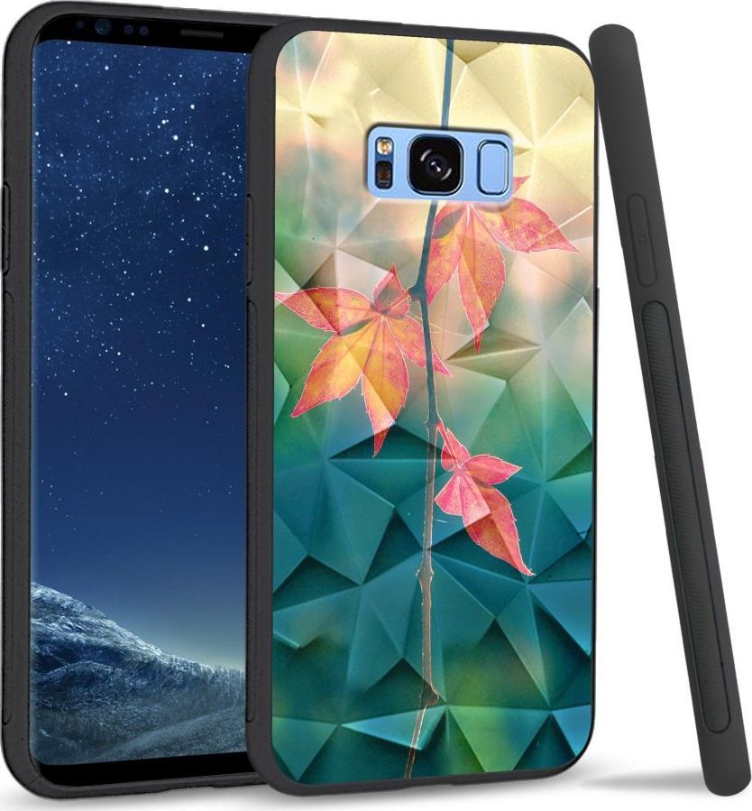 Super Fashion Etui na telefon Samsung Galaxy S8 Plus Crystal Case Autumn Leaves 1