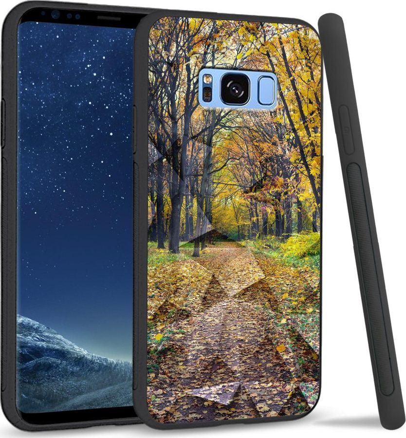 Super Fashion Etui na telefon Samsung Galaxy S8 Plus Crystal Case Walk in Park 1