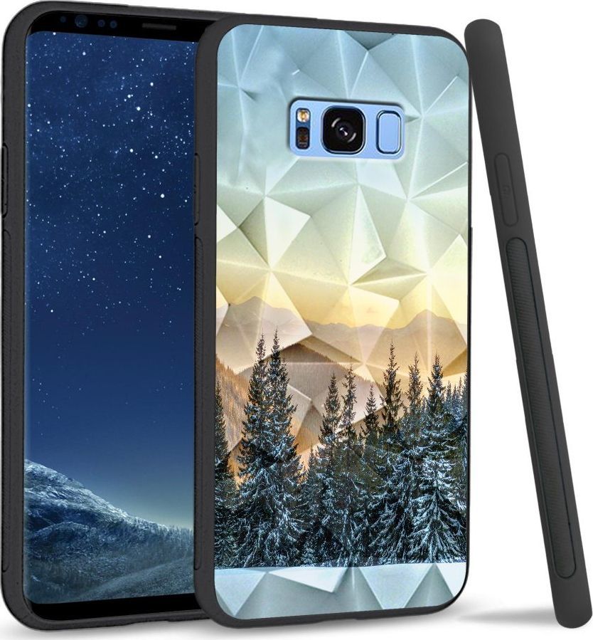 Super Fashion Etui na telefon Samsung Galaxy S8 Plus Crystal Case Cool Winter 1