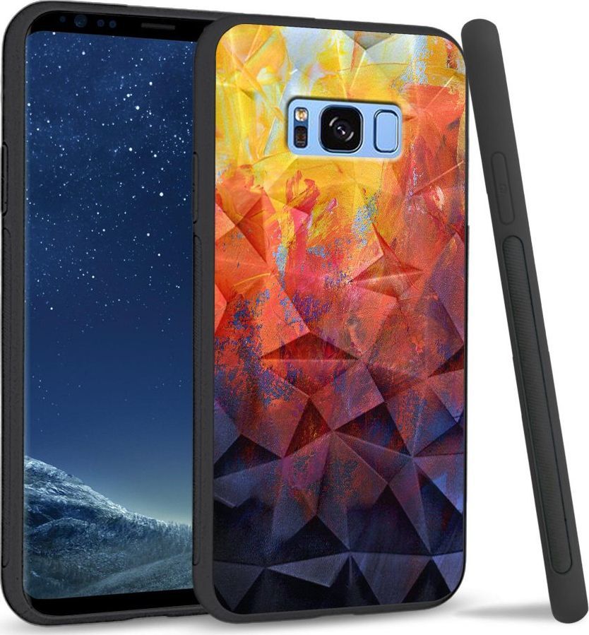 Super Fashion Etui na telefon Samsung Galaxy S8 Plus Crystal Case Pastel Painting 1