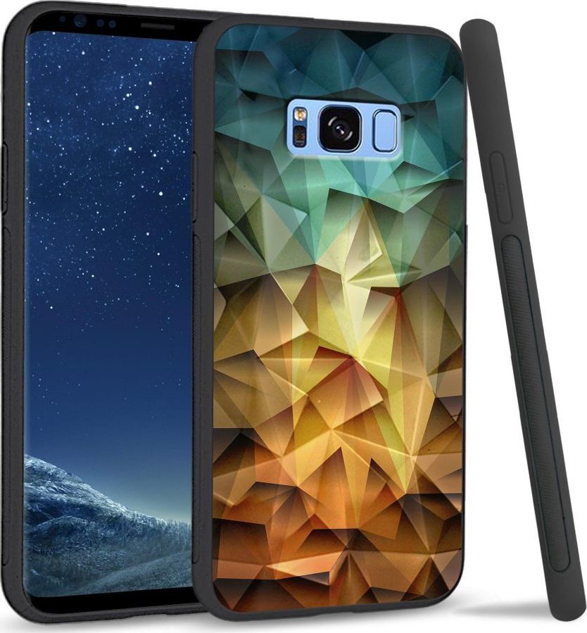 Super Fashion Etui na telefon Samsung Galaxy S8 Plus Crystal Case Polygonal 1