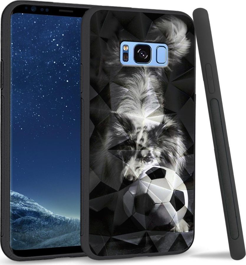 Super Fashion Etui na telefon Samsung Galaxy S8 Plus Crystal Case Dog with ball 1