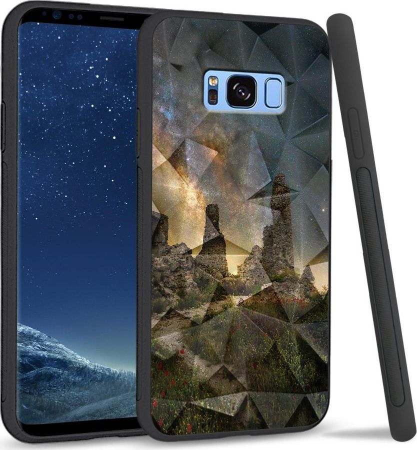 Super Fashion Etui na telefon Samsung Galaxy S8 Plus Crystal Case Stone Path 1