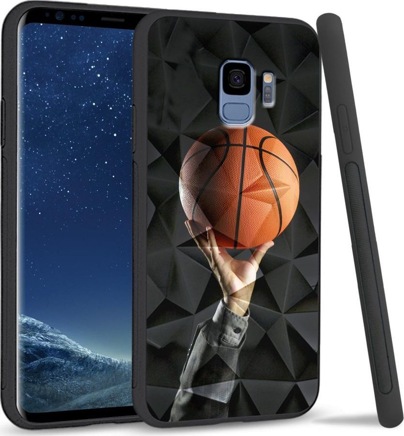 Super Fashion Etui na telefon Samsung Galaxy S9 Crystal Case Basketball 1