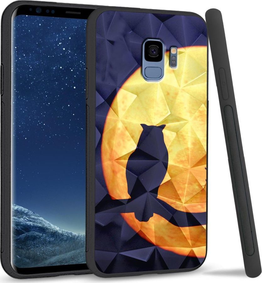 Super Fashion Etui na telefon Samsung Galaxy S9 Crystal Case Night Owl 1