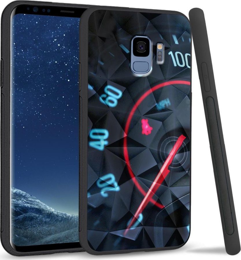 Super Fashion Etui na telefon Samsung Galaxy S9 Crystal Case Need for speed 1