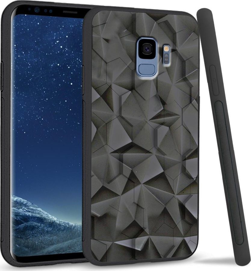 Super Fashion Etui na telefon Samsung Galaxy S9 Crystal Case Honeycomb Pattern 1