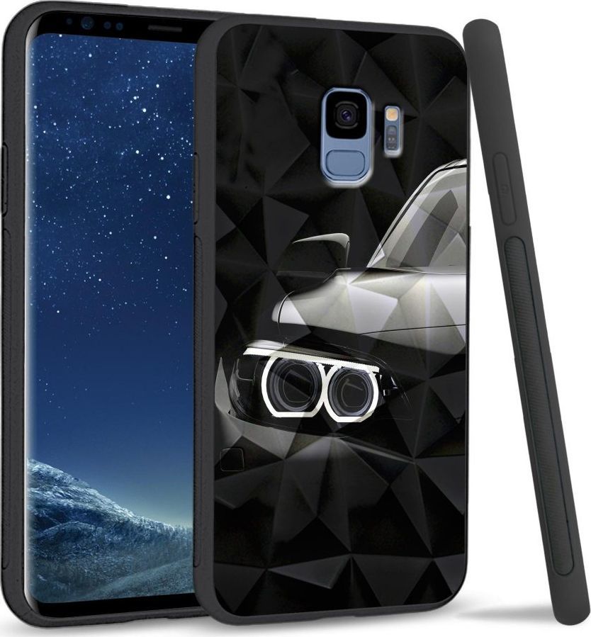 Super Fashion Etui na telefon Samsung Galaxy S9 Crystal Case Car Headlights 1