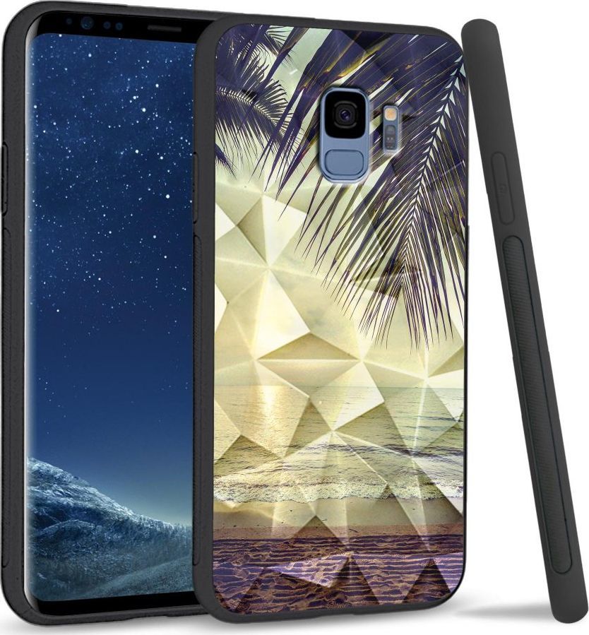 Super Fashion Etui na telefon Samsung Galaxy S9 Crystal Case Beach side 1