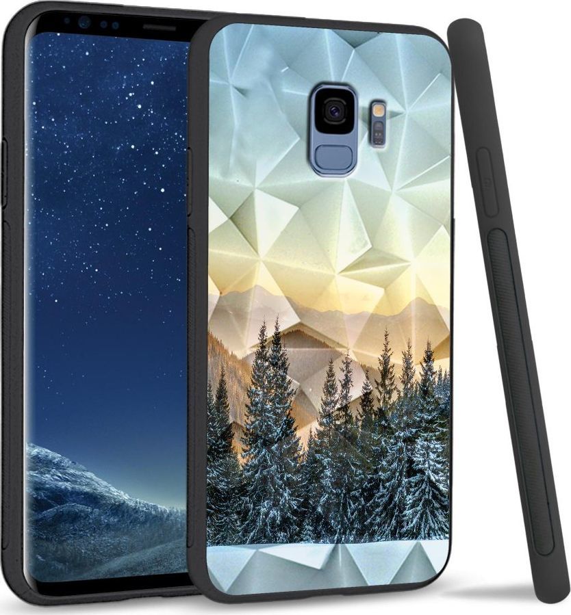 Super Fashion Etui na telefon Samsung Galaxy S9 Crystal Case Cool Winter 1