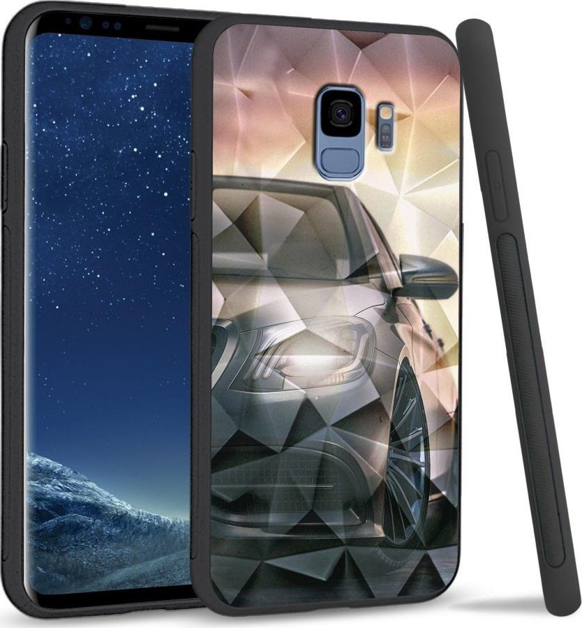 Super Fashion Etui na telefon Samsung Galaxy S9 Crystal Case Stop me if you can 1
