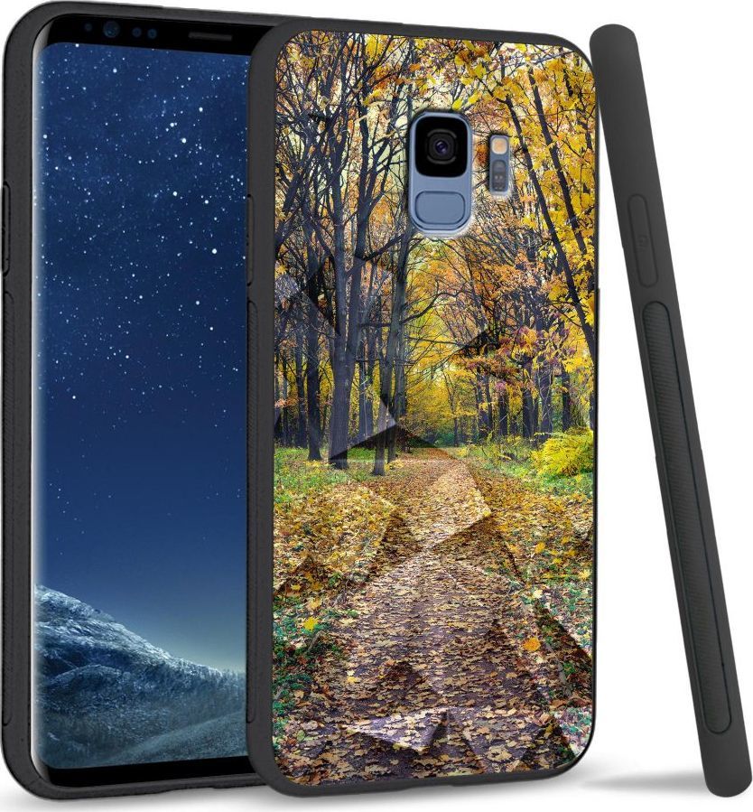 Super Fashion Etui na telefon Samsung Galaxy S9 Crystal Case Walk in Park 1