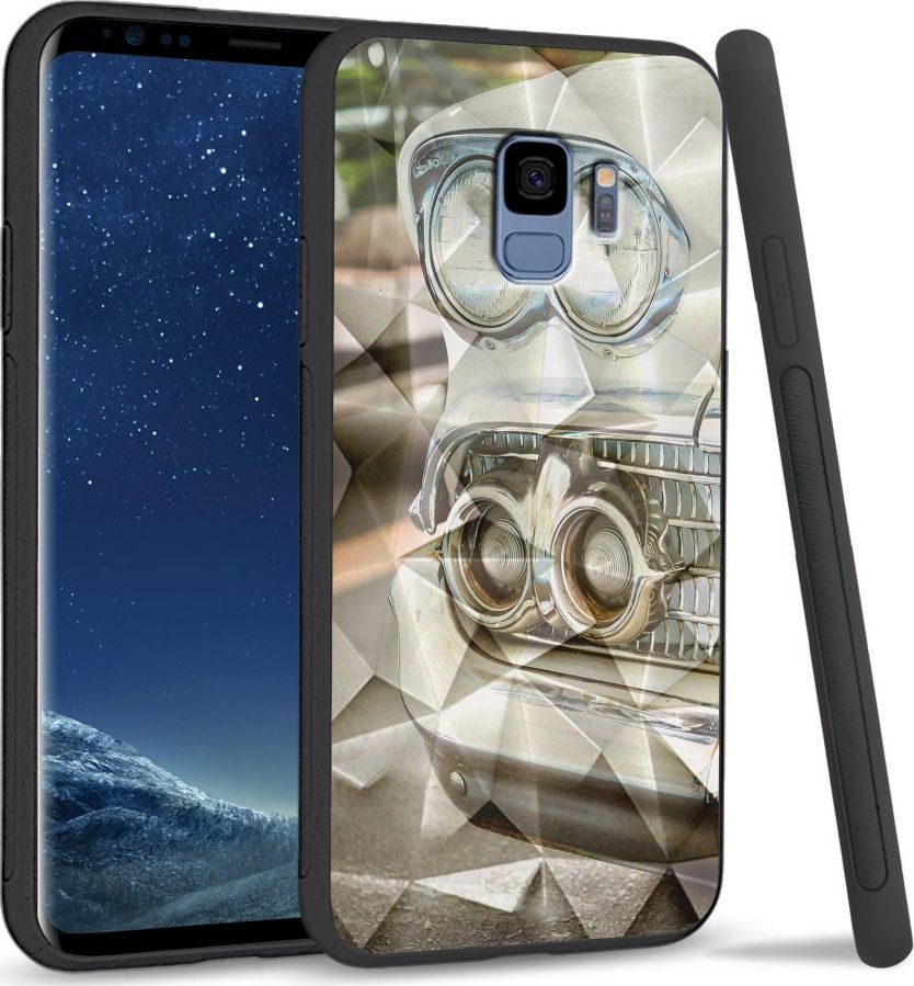 Super Fashion Etui na telefon Samsung Galaxy S9 Crystal Case Vintage 1