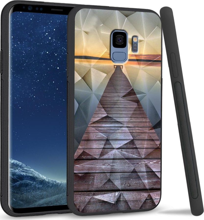 Super Fashion Etui na telefon Samsung Galaxy S9 Crystal Case Pier 1