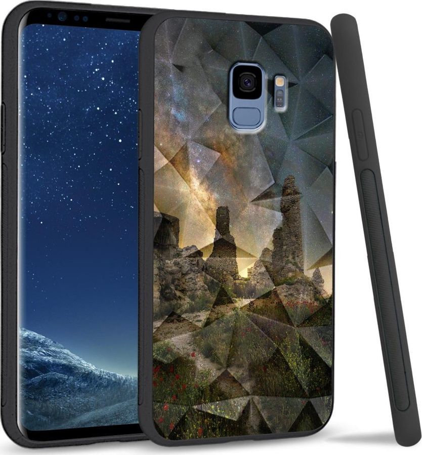 Super Fashion Etui na telefon Samsung Galaxy S9 Crystal Case Stone Path 1