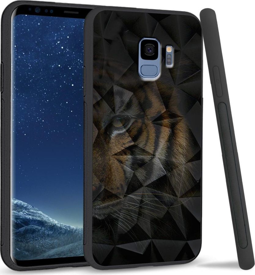 Super Fashion Etui na telefon Samsung Galaxy S9 Crystal Case Tiger shadow 1